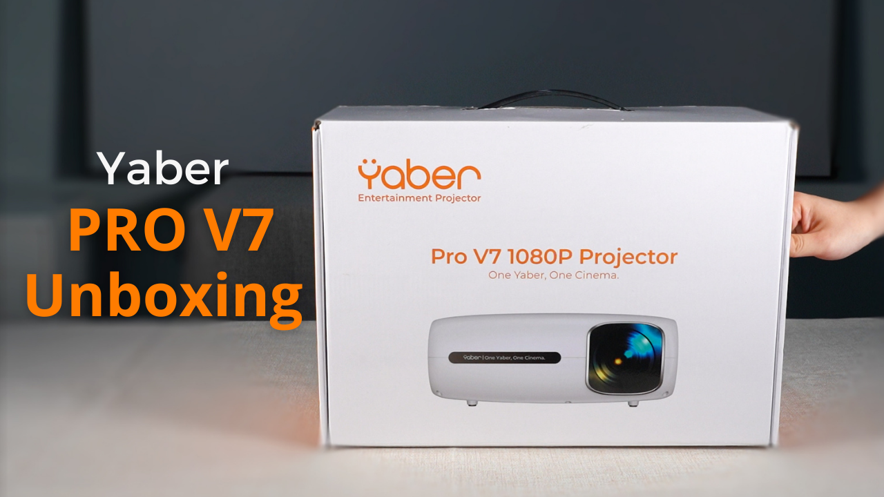 Yaber Pro V7 1080P プロジェクターの開梱とレビュー (新品!) – YABER Entertainment Projector