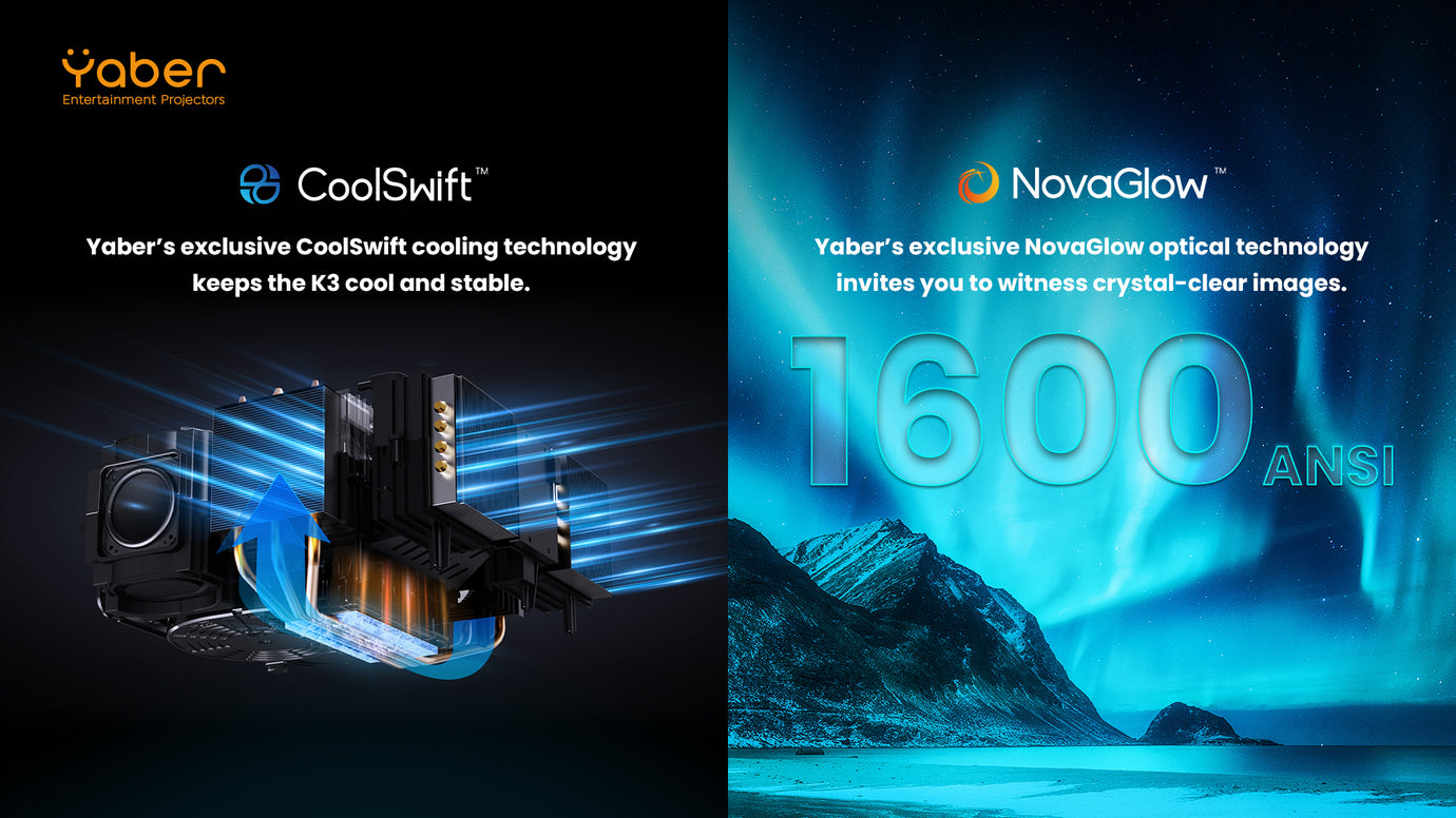 Yaber Unveils Exclusive CoolSwift and NovaGlow Technologies for Superior Home Entertainment Experiences